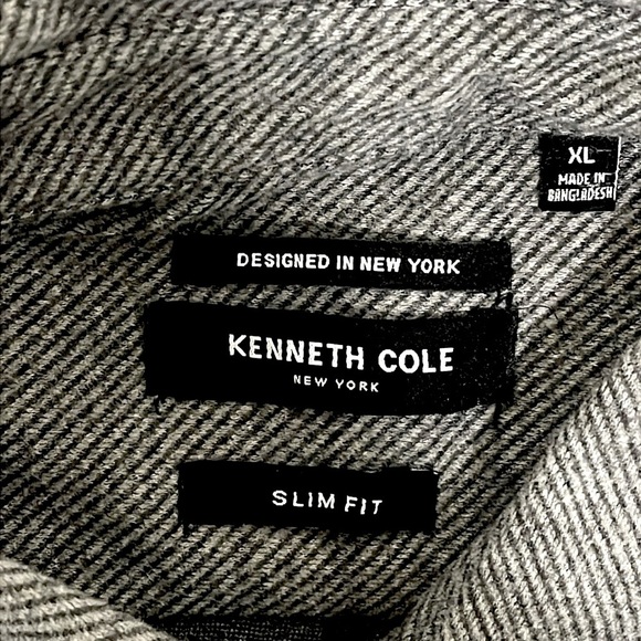 Kenneth Cole NWOT button-down soft dress shirt, slim fit szXL - Picture 2 of 4